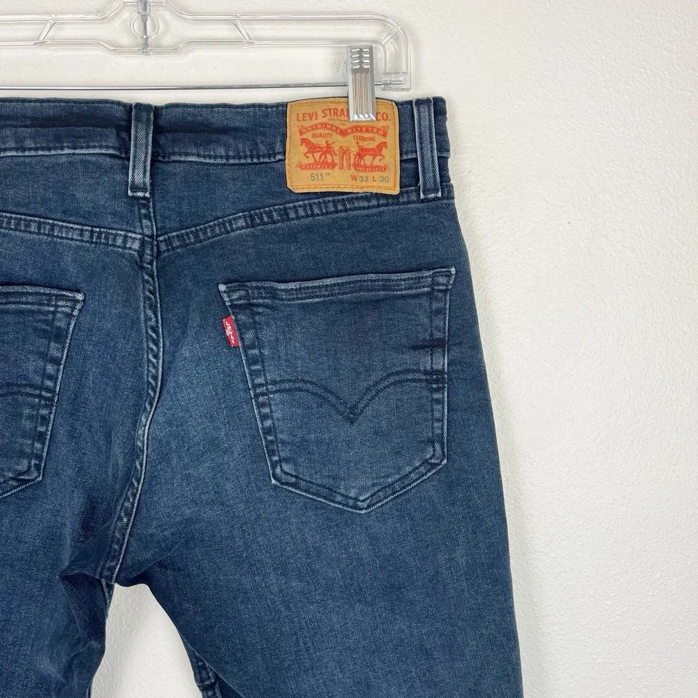 Levi's 511 Slim Fit Jeans Dark Wash Modern 33x30